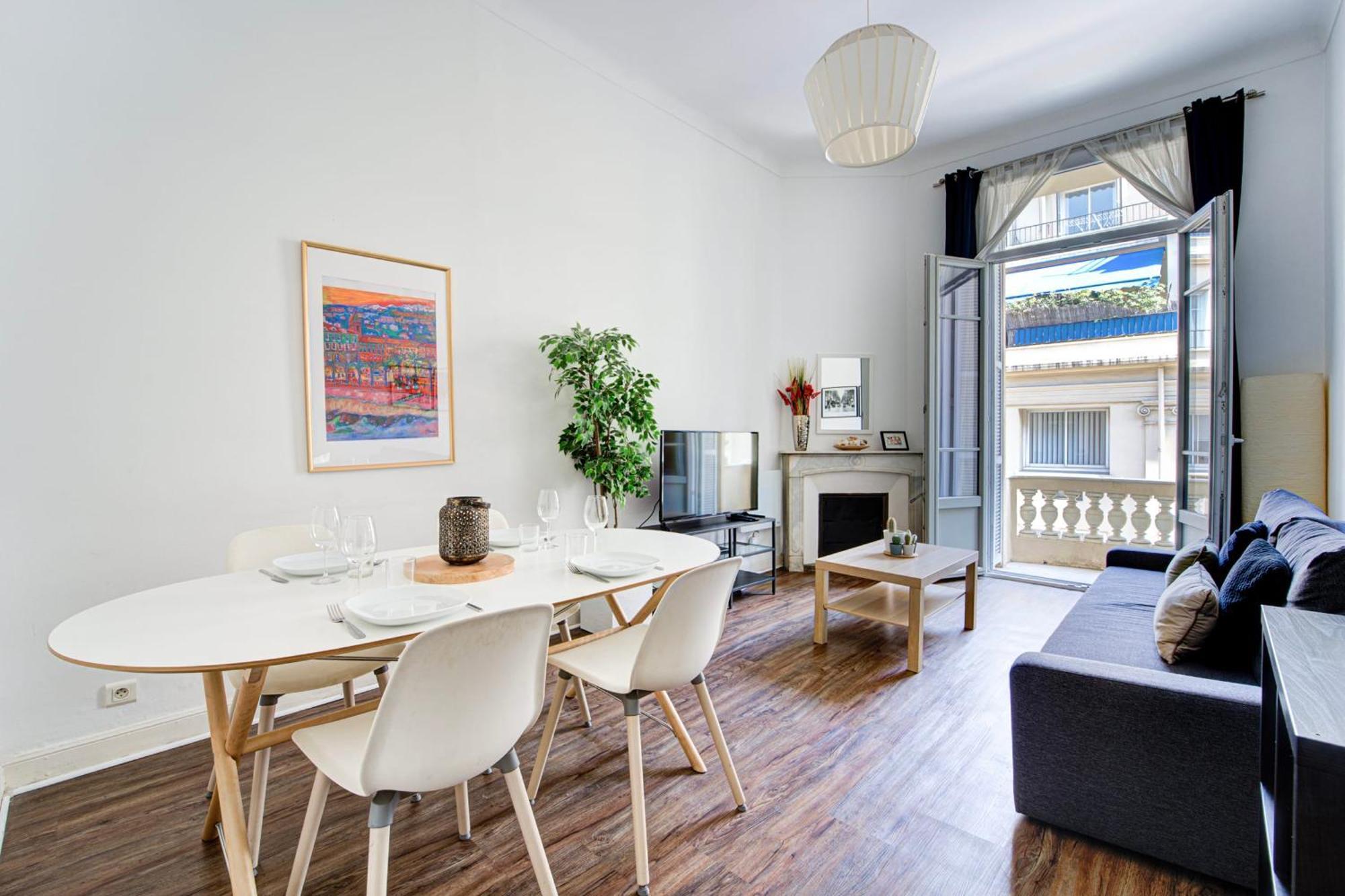 L'Ecrin Blanc Nicois - Welkeys Apartment Nisa Exterior foto