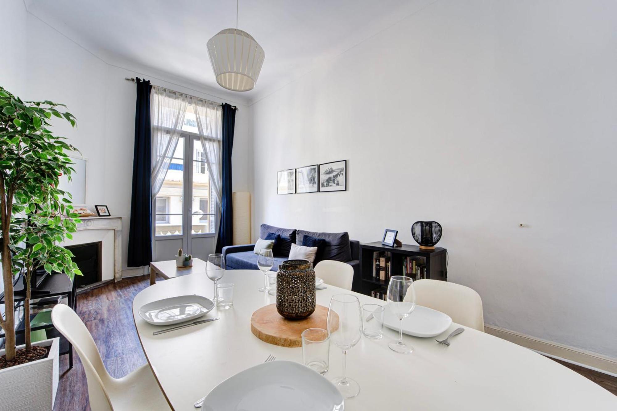 L'Ecrin Blanc Nicois - Welkeys Apartment Nisa Exterior foto